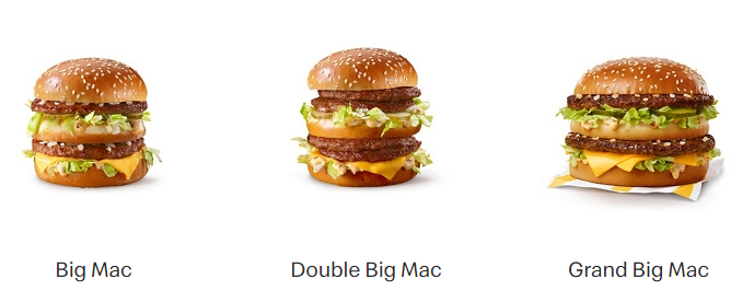 calories in double big mac